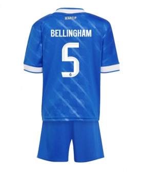 Real Madrid Jude Bellingham #5 Maglia Gara Terza Repliche 2025-26 Bambino Maniche Corte